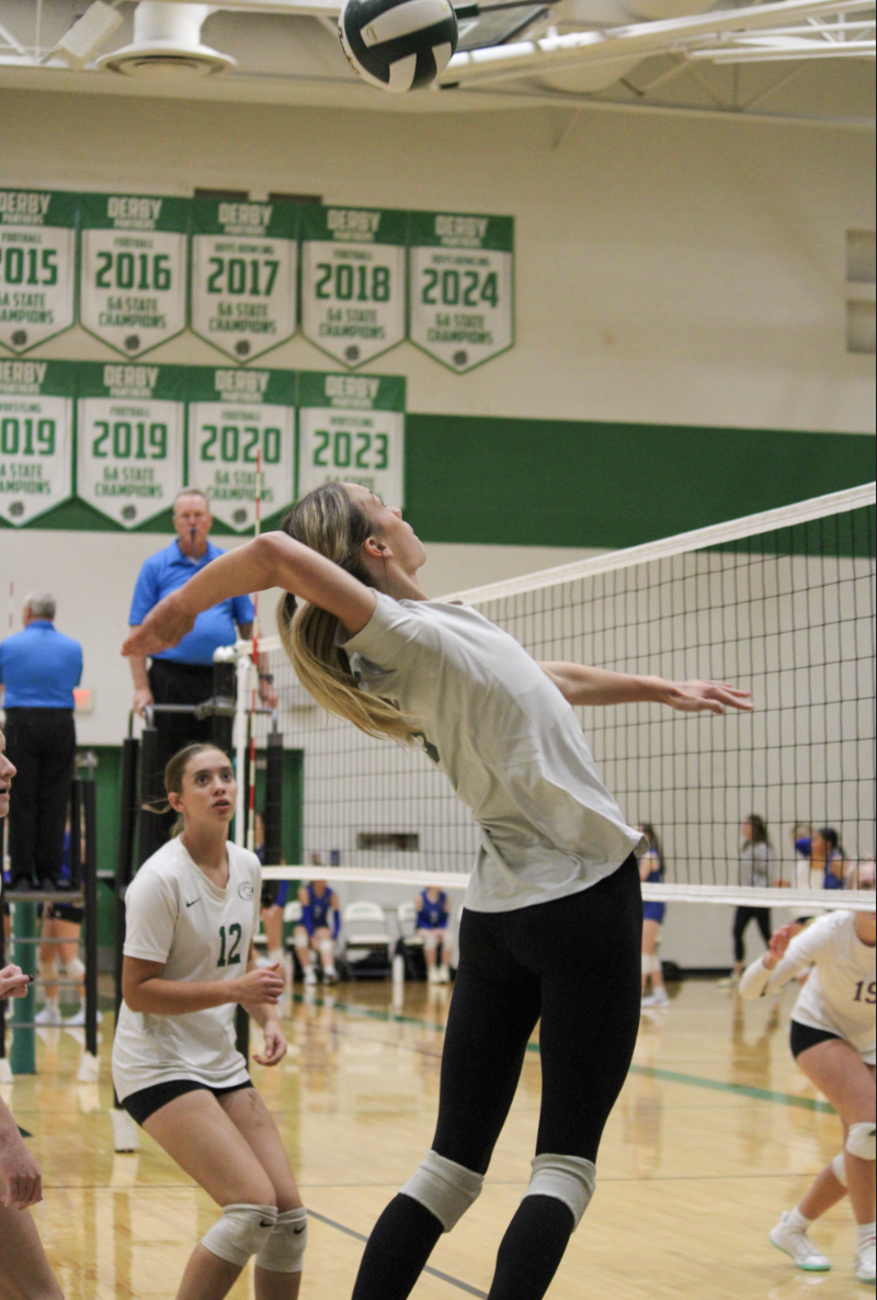 Varsity and JV volleyball (Photos by Delainey Stephenson)